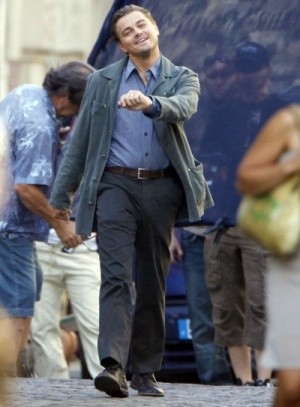 Create meme: Leonardo DiCaprio meme , Walking Leonardo DiCaprio, dicaprio goes meme