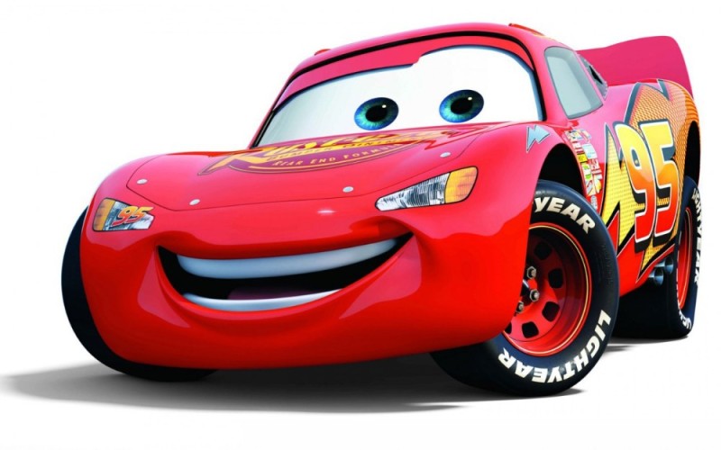 Create meme: cars McQueen, cars lightning makvin, makvin on a white background