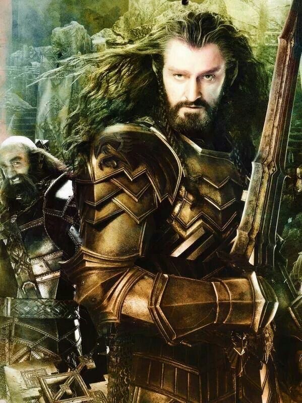 Создать мем: ричард армитидж хоббит, торин дубощит хоббит, thorin oakenshield