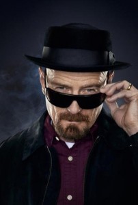 Create meme: Heisenberg black glasses, Bryan Cranston Heisenberg, Walter white hat