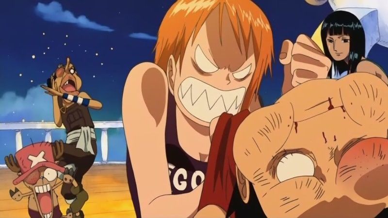 Create meme: anime funny, anime characters, anime one piece