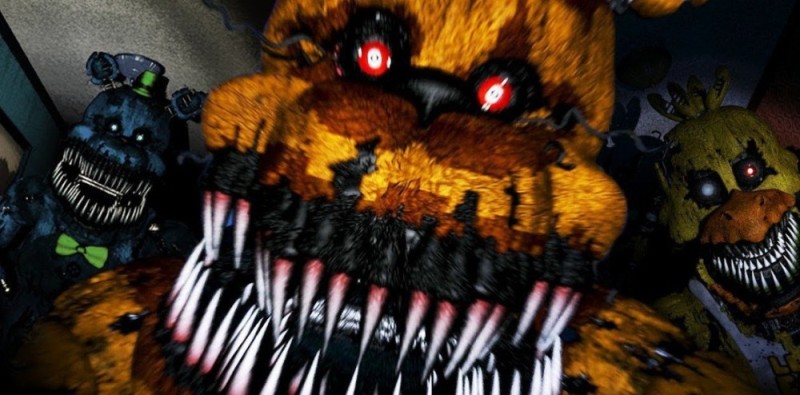 Create meme: five nights at freddy's, five nights at Freddy's 4, 5 nights with Freddy 