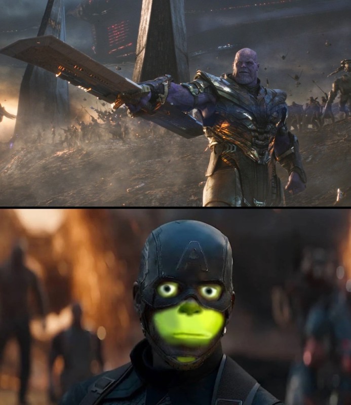 Create meme: Thanos the Avengers, Thanos Avengers finale, the Avengers 
