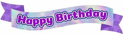 Create meme: happy birthday letters for printing, garland stretching, happy birthday