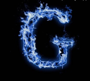 Создать мем: letter g, буква s в синем огне, Blue Fire