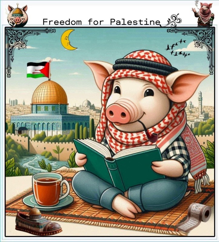 Create meme: muslim pig, pigs, pig pig 