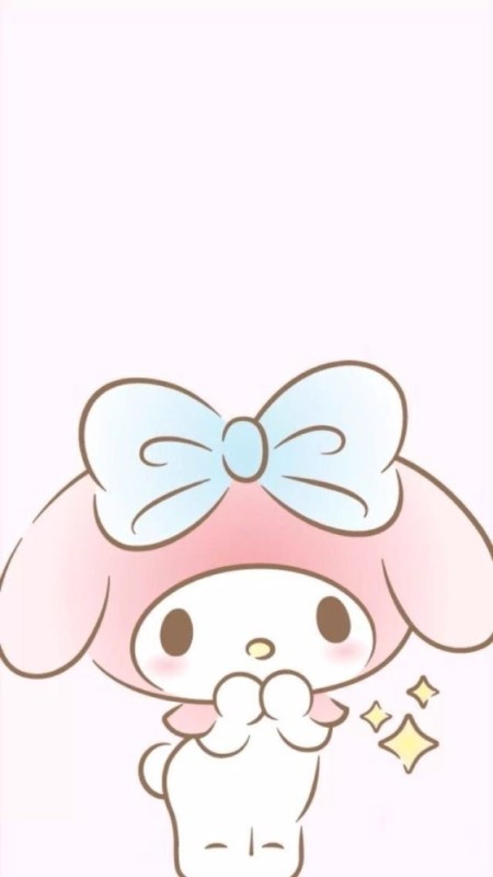 Create meme: my melody, hello kitty my melody, cute drawings