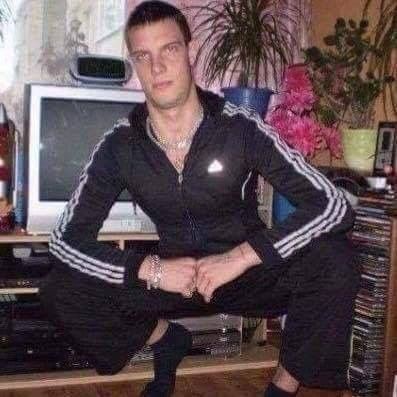 Create meme: typical Gopnik , gopniks on the courts, The merry gopnik