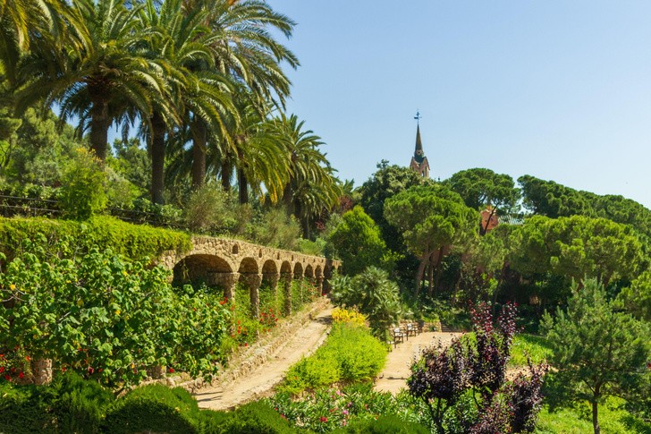 Create meme: gaudi park, park guell in barcelona, gaudi park guel