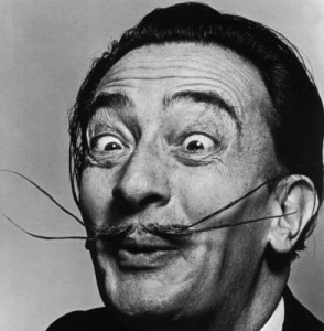 Create meme: moustache, Salvador Dali, salvador dali