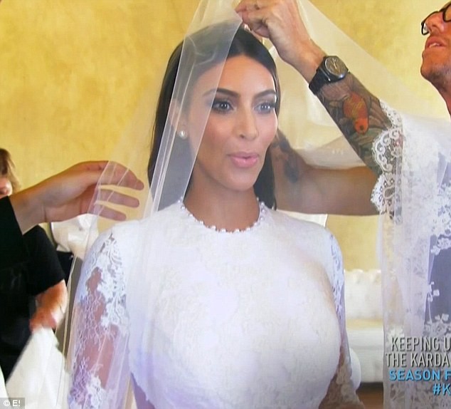Create meme: Kim Kardashian and Kanye West's wedding, Kim kardashian and Kanye West, Kim Kardashian's wedding