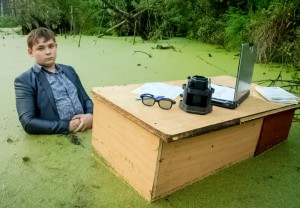 Create meme: MEM student in the swamp, the guy in the swamp