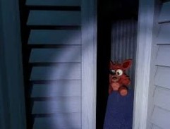 Create meme: five nights at freddy's, foxy in the closet, five nights at Freddy's 4