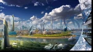 Создать мем: город в далеком будущем, город в будущем, город будущего через 50 лет