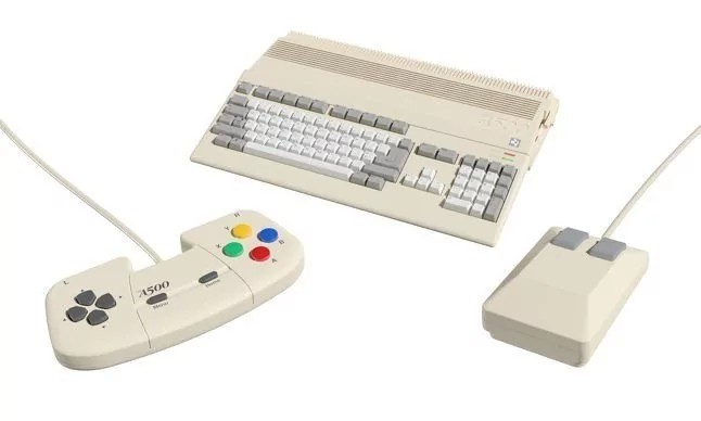 Create meme: amiga a500 mini, amiga 500, friend