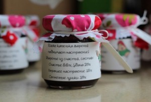 Create meme: jam, original gifts on March 8, a jar of jam