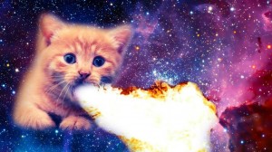 Создать мем: милые котики, милые коты, котята в космосе