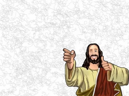 Создать мем: buddy christ, иисус христос догма, иисус христос