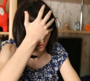 Create meme: brunette, Facepalm too saucy nanny