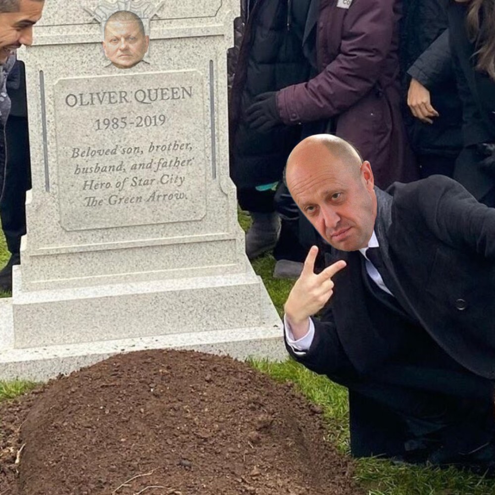 Create meme "Grant Gustin at the grave, grave , grant gastin near the