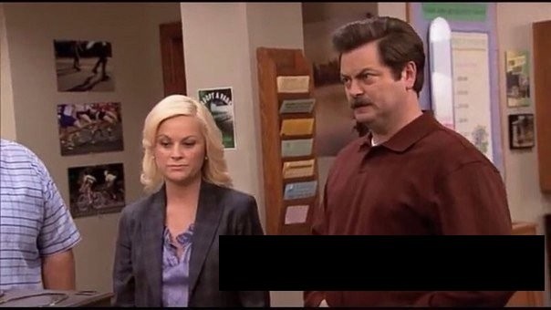 Create meme: a frame from the movie, people , parks and recreation series