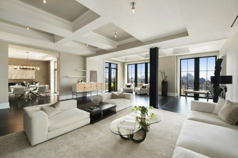 Create meme: apartment in a modern style, luxury apartment, living room interior