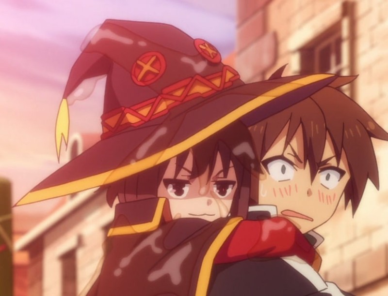 Create meme: konosuba megumin, megumin , May the gods bless this beautiful world