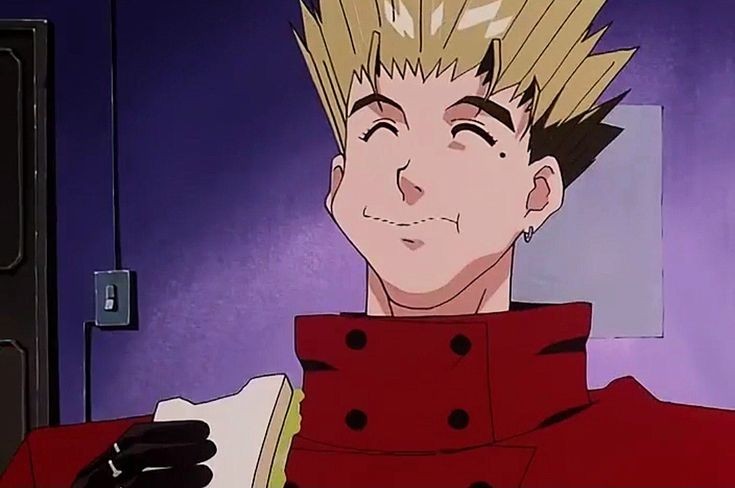 Create meme: anime trigan, trigan anime 1998, trigun