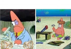 Create meme: funny, jokes about Patrick, me and my problems meme