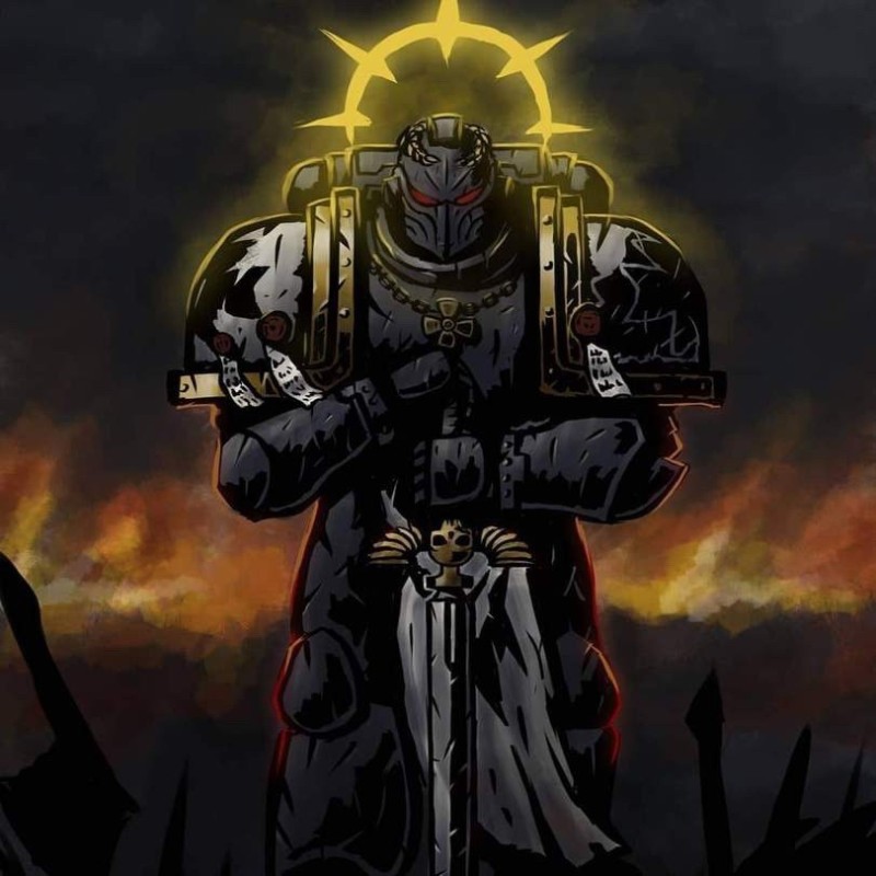 Create meme: The Black Templars of Warhammer 40,000, Warhammer 40k Black Templars, The chaos of warhammer