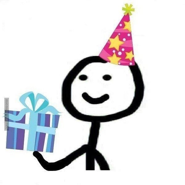 Create meme: A birthday meme, memes from others, greetings with happy birthday meme