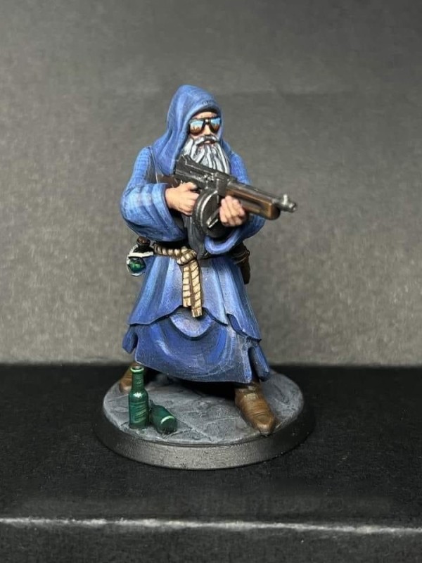 Create meme: miniature of the magician, thumbnail of the DND wizard, Farsir Eldar miniature