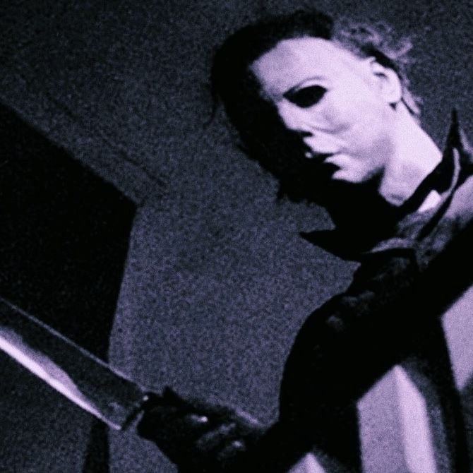 Create meme: halloween by michael myers, halloween michael myers, By Michael Myers