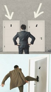 Create meme: meme with door, memes, meme three doors