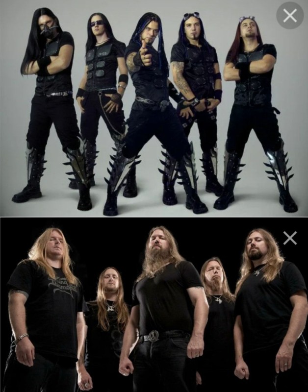 Create meme: metal band, folk metal, metal style