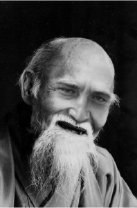 Создать мем: пац, morihei ueshiba, мем мудрец