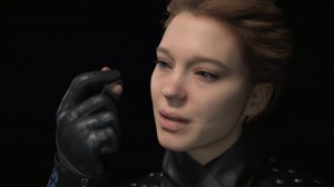 Create meme: dead stranding Lea seydoux, lindsay wagner death stranding, lea seydoux death stranding