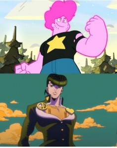 Create meme: Wonder woman, diu josuke jojo, the adventures of jojo