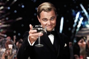 Create meme: happy birthday Leonardo DiCaprio with a glass of, Leonardo DiCaprio with a glass of, Leonardo DiCaprio meme with a glass of