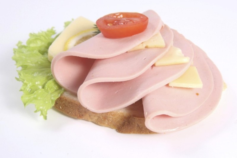 Create meme: the sandwich doctoral sausage, sausage sandwich, ham on a white background