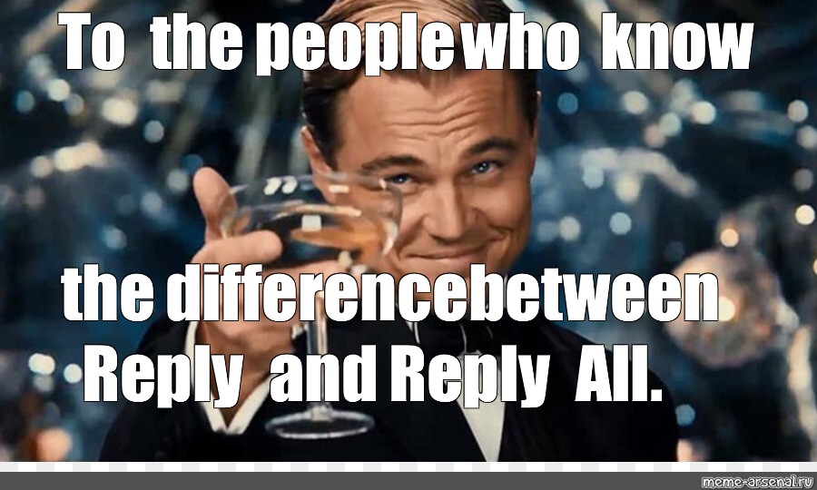 Meme To The People Who Know The Difference Between Reply And Reply 