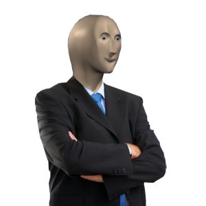 Create meme: Male, mannequin face, meme mannequin head