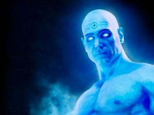 Create meme: Dr. Manhattan meme, keepers Dr. Manhattan, blue Superman