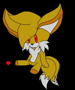 Create meme: tails nightmare, anti tails miles prower, tails doll art