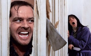 Create meme: the shining here's johnny, lights, Nicholson the shining