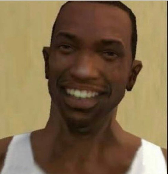 Create meme: Carl johnson cj, grand theft auto: san andreas, sidodži show