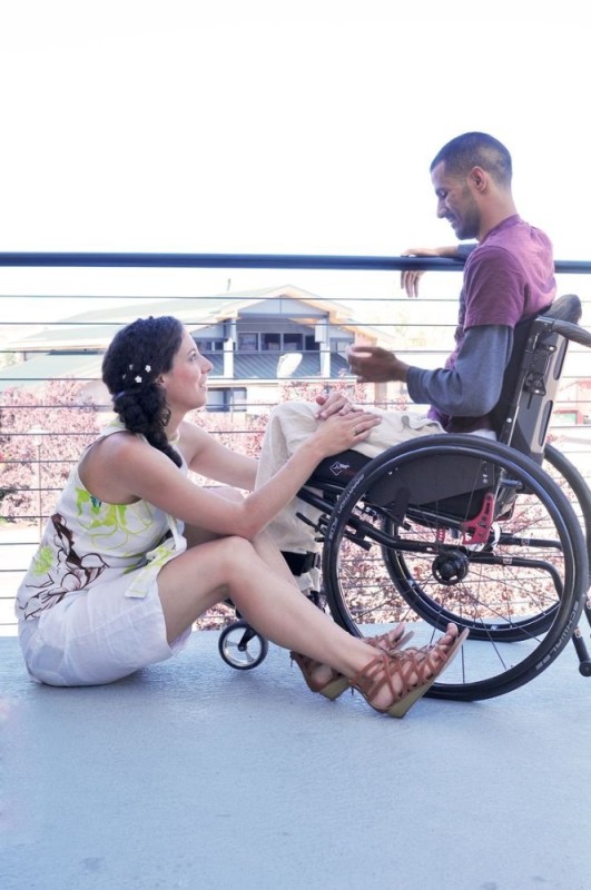 Create meme: wheelchair, the guy in the wheelchair, wheelchair accessible beach