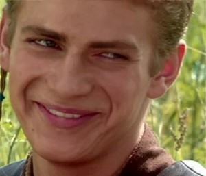Create meme: Anakin smile