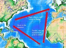 Создать мем: atlantic trade, атлантический треугольник, карта