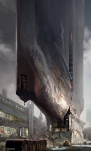 Создать мем: infamous second son концепт арт, titanfall 2 concept art, jan urschel концепт-художник